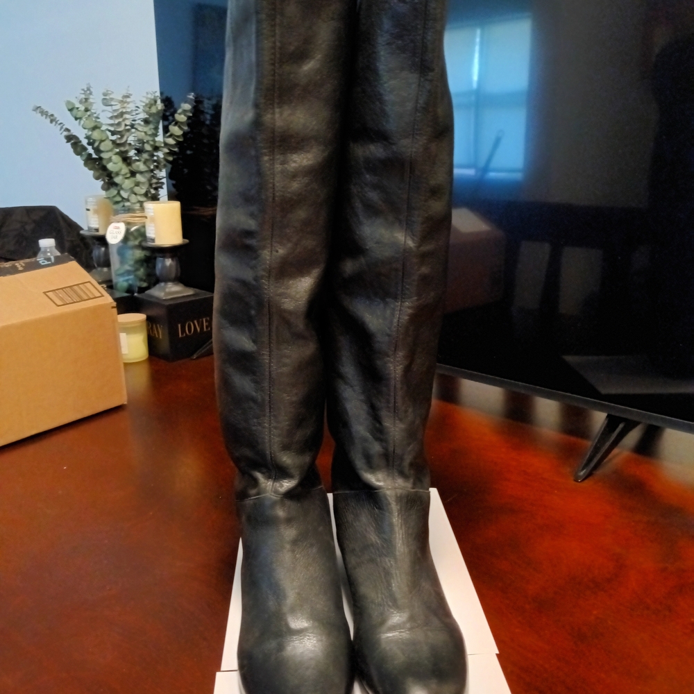 Steve Madden Black Heeled Boots
